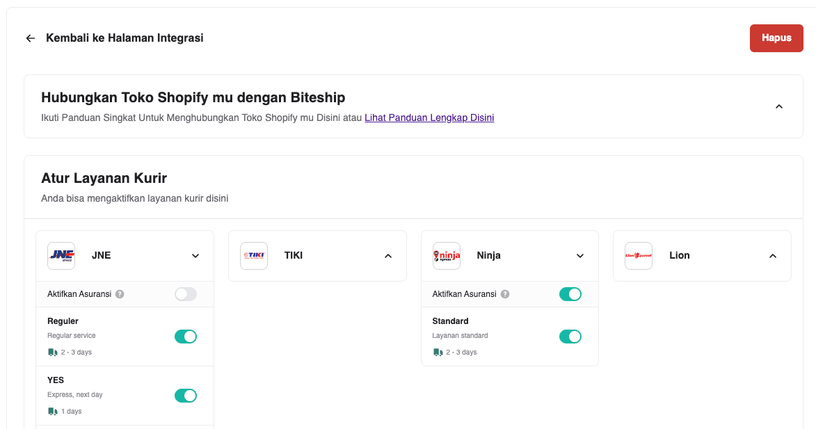 Cara Install Plugin Pengiriman dan Cek Ongkir di Shopify