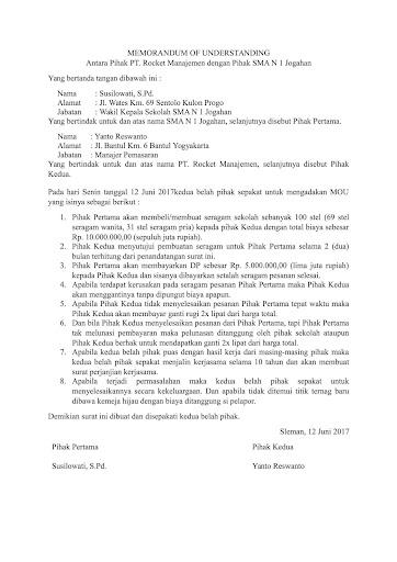 MoU: Pengertian, Tujuan, Jenis, Ciri, dan Contohnya