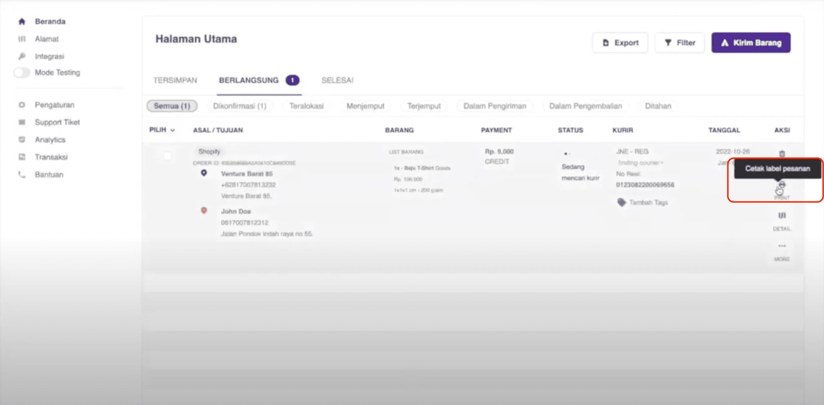 Cara Install Plugin Pengiriman dan Cek Ongkir di Shopify