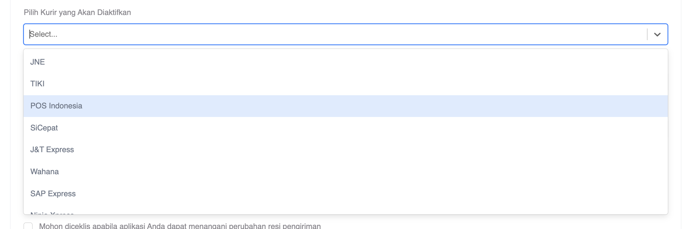 Biteship New API Key Generated